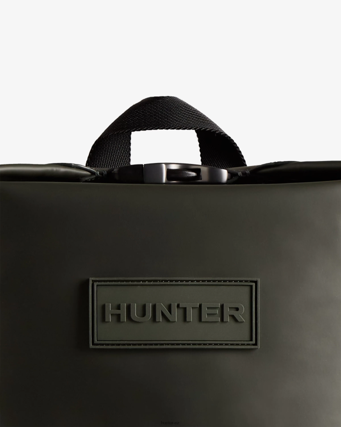 JP0D4D427 Top Clip Backpack - Rubberized Leather Hunter Men