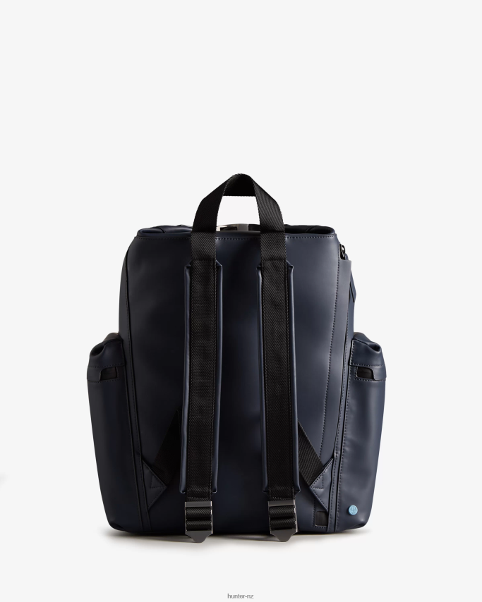 JP0D4D428 Top Clip Backpack - Rubberized Leather Hunter Men