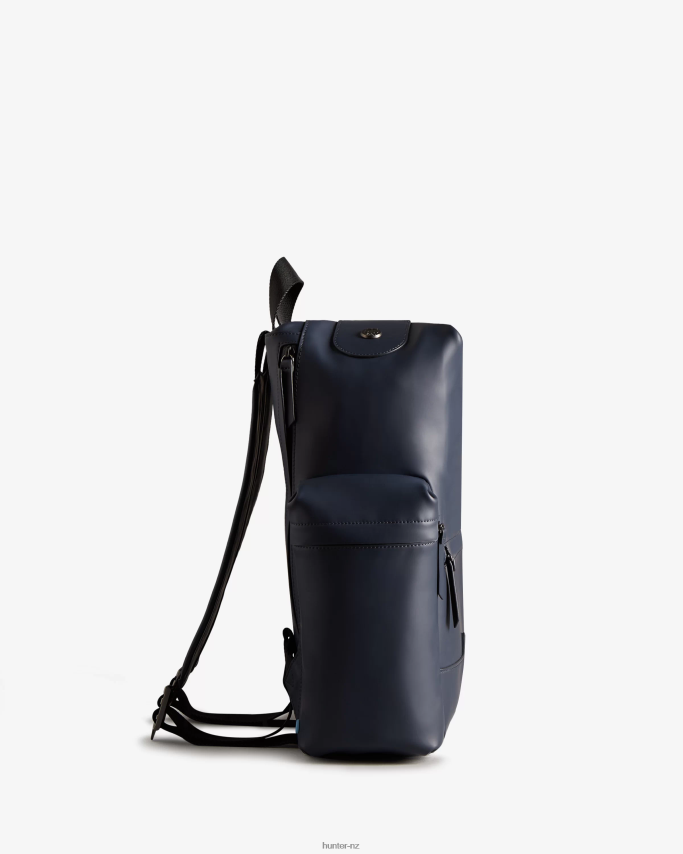 JP0D4D428 Top Clip Backpack - Rubberized Leather Hunter Men