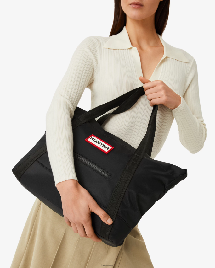 JP0D4D457 Nylon Medium Top Clip Tote Bag Hunter Men