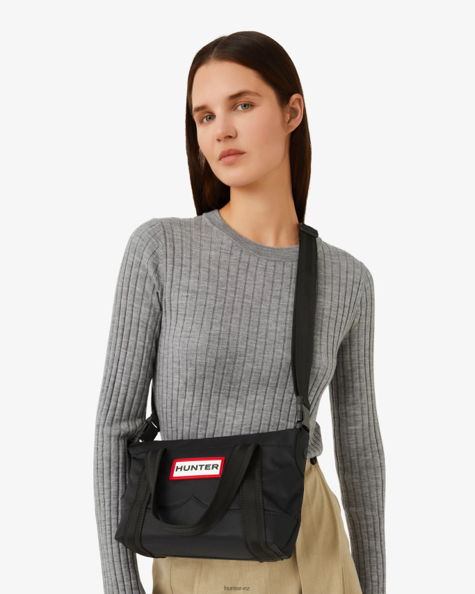 JP0D4D461 Nylon Mini Top Clip Tote Bag Hunter Men