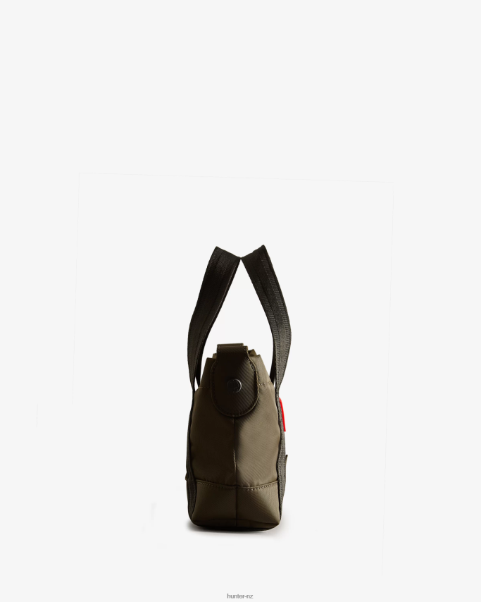 JP0D4D462 Nylon Mini Top Clip Tote Bag Hunter Men