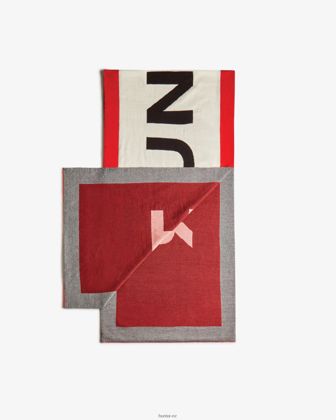 JP0D4D440 Branded Scarf Hunter Men