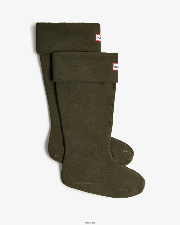 JP0D4D397 Recycled Fleece Cuff Tall Boot Socks Hunter Men