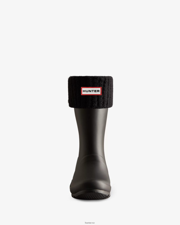 JP0D4D405 Recycled Nylon Blend Cuff Short Boot Socks Hunter Men