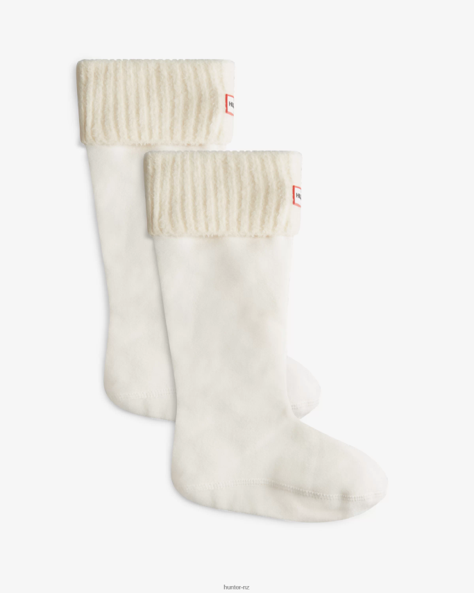 JP0D4D481 Recycled Nylon Blend Cuff Tall Boot Socks Hunter Men