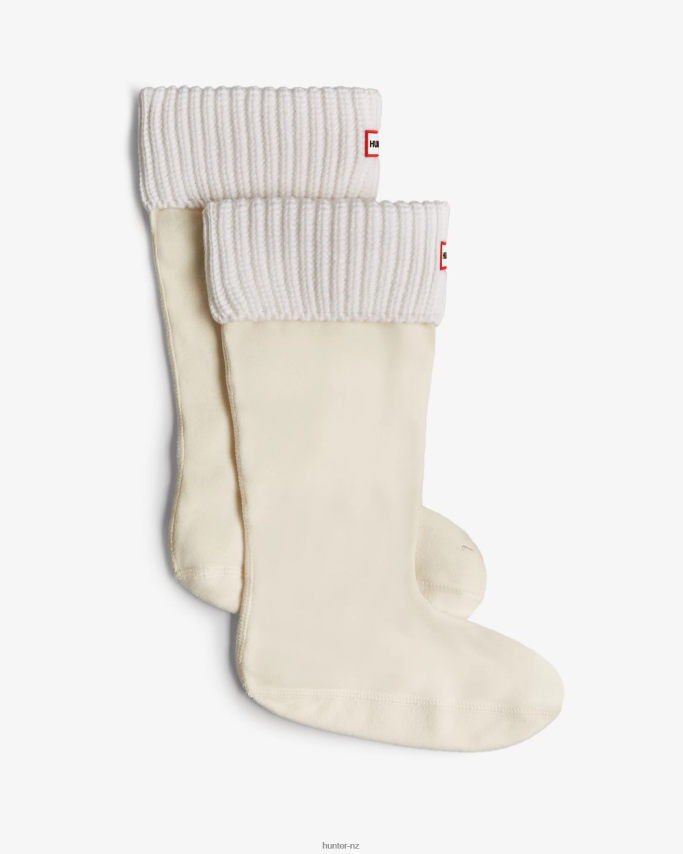 JP0D4D490 Recycled Half Cardigan Cuff Tall Boot Socks Hunter Men