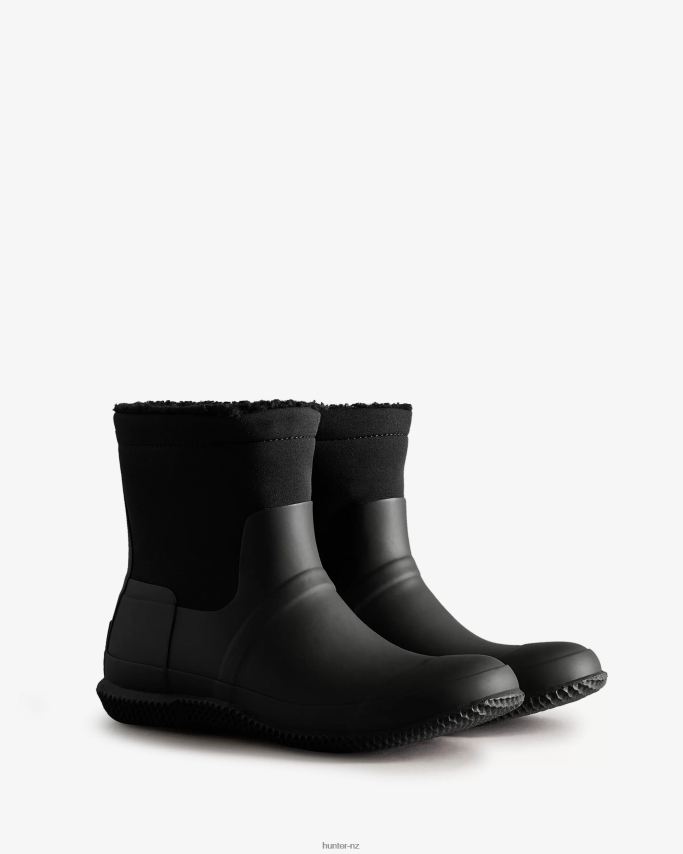 JP0D4D592 Insulated Roll Top Vegan Shearling Boots Hunter Men