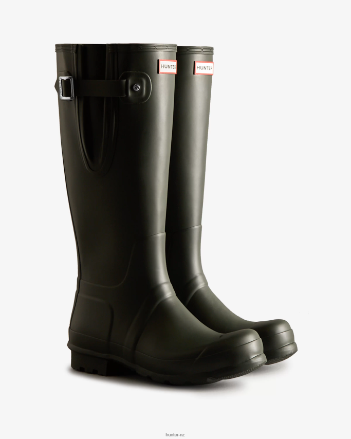 JP0D4D562 Tall Side Adjustable Rain Boots Hunter Men