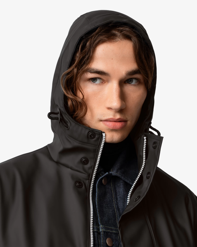 JP0D4D601 Lightweight Waterproof Rain Jacket Hunter Men