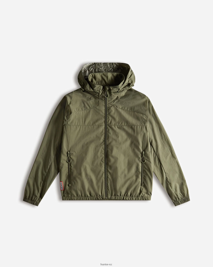 JP0D4D606 Travel Recycled Nylon Shell Jacket Hunter Men