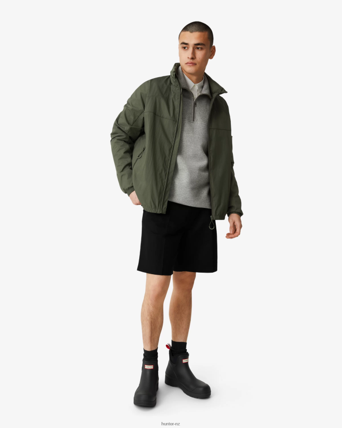 JP0D4D606 Travel Recycled Nylon Shell Jacket Hunter Men