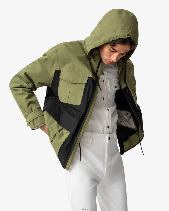 JP0D4D614 Explorer Recycled Nylon Jacket Hunter Men