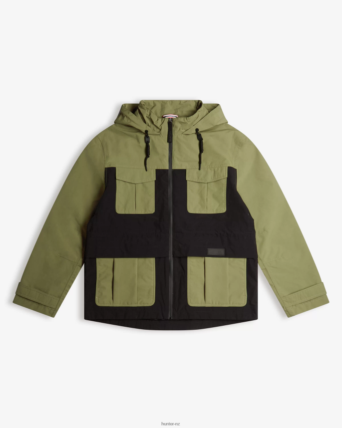 JP0D4D614 Explorer Recycled Nylon Jacket Hunter Men