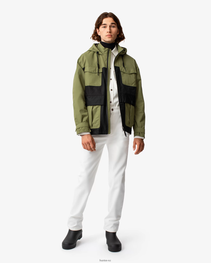 JP0D4D614 Explorer Recycled Nylon Jacket Hunter Men