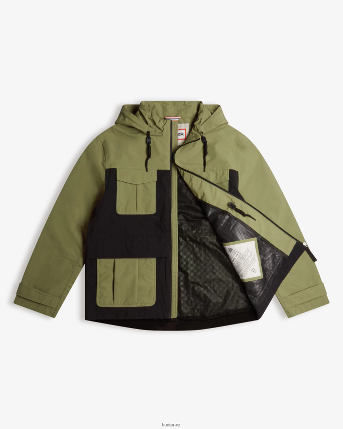 JP0D4D614 Explorer Recycled Nylon Jacket Hunter Men