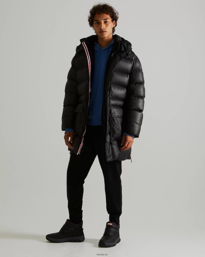 JP0D4D616 Insulated Rubberized Puffer Coat Hunter Men