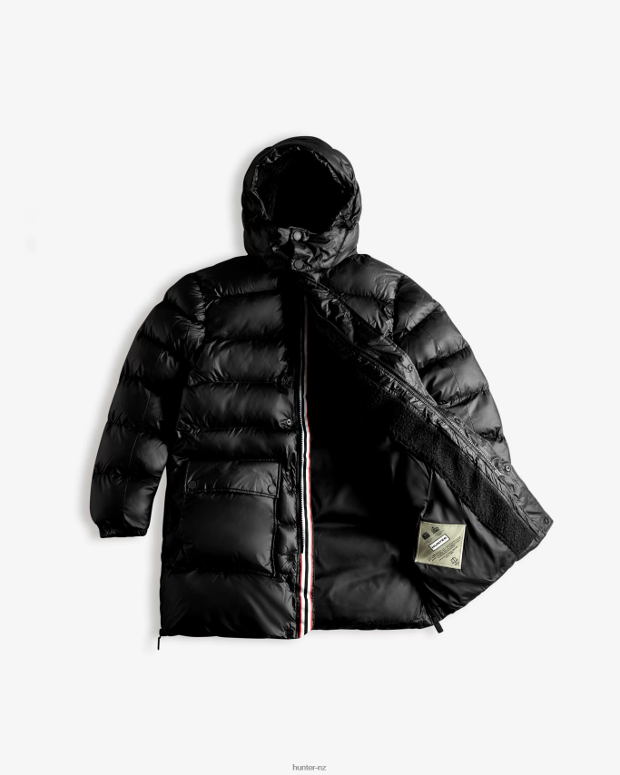 JP0D4D616 Insulated Rubberized Puffer Coat Hunter Men