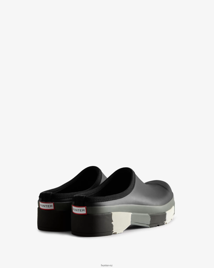 JP0D4D583 PLAY Striped Sole Clogs Hunter Men