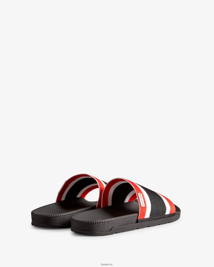 JP0D4D568 Tri Colour Elastic Slides Hunter Men