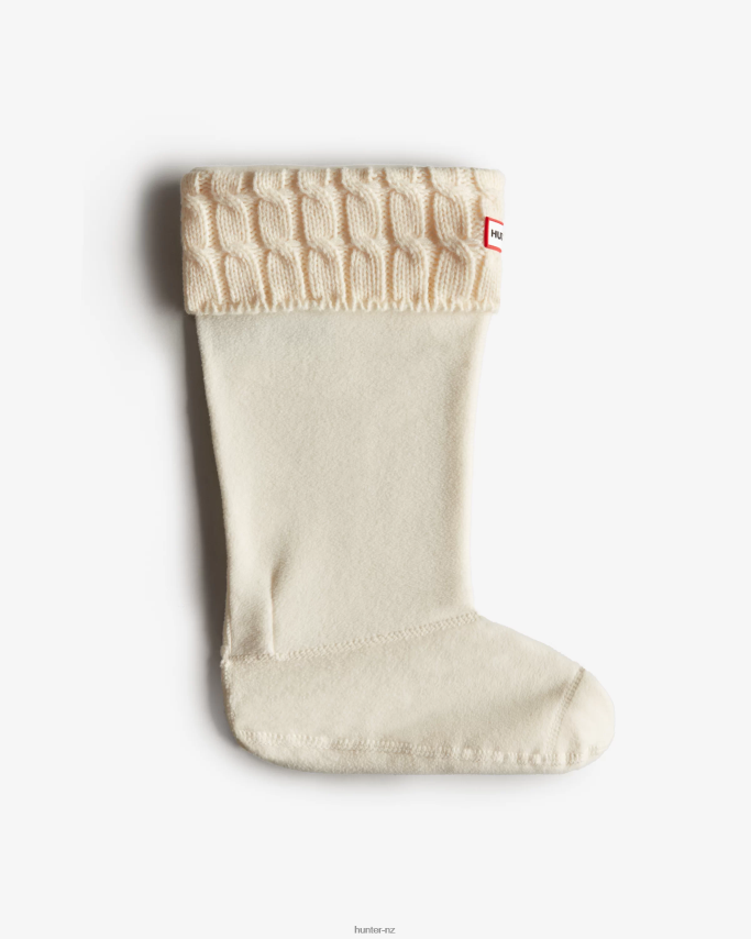 JP0D4D475 6 Stitch Cable Knitted Cuff Tall Boot Socks Hunter Women