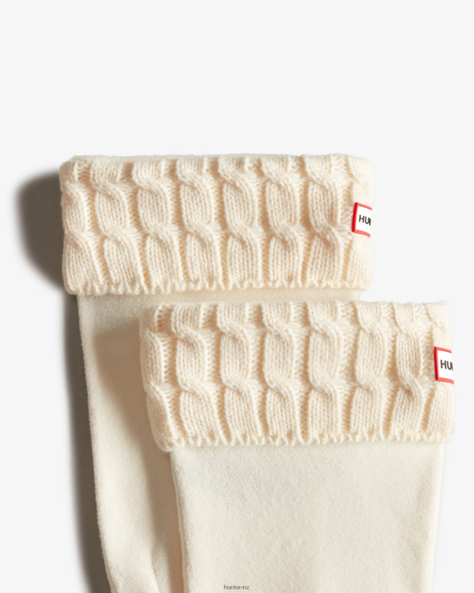 JP0D4D475 6 Stitch Cable Knitted Cuff Tall Boot Socks Hunter Women