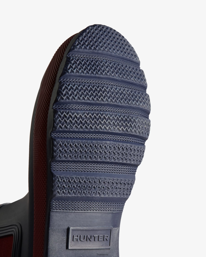 JP0D4D185 Rowing Blazers Zig Zag Chelsea Boots Hunter Women