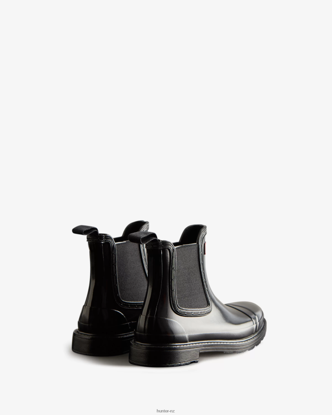 JP0D4D212 Commando Gloss Chelsea Boots Hunter Women