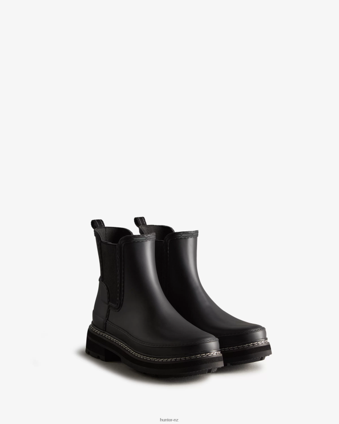 JP0D4D44 Refined Stitch Detail Chelsea Boots Hunter Women