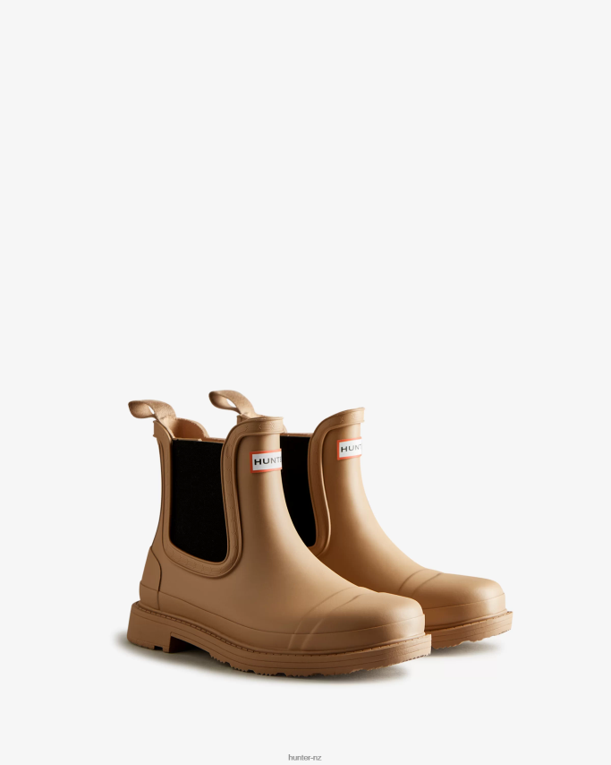 JP0D4D80 Commando Chelsea Boots Hunter Women