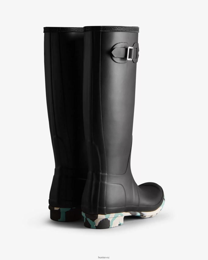 JP0D4D134 Colour Splash Sole Tall Rain Boots Hunter Women
