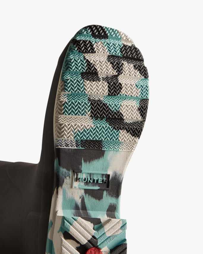 JP0D4D134 Colour Splash Sole Tall Rain Boots Hunter Women