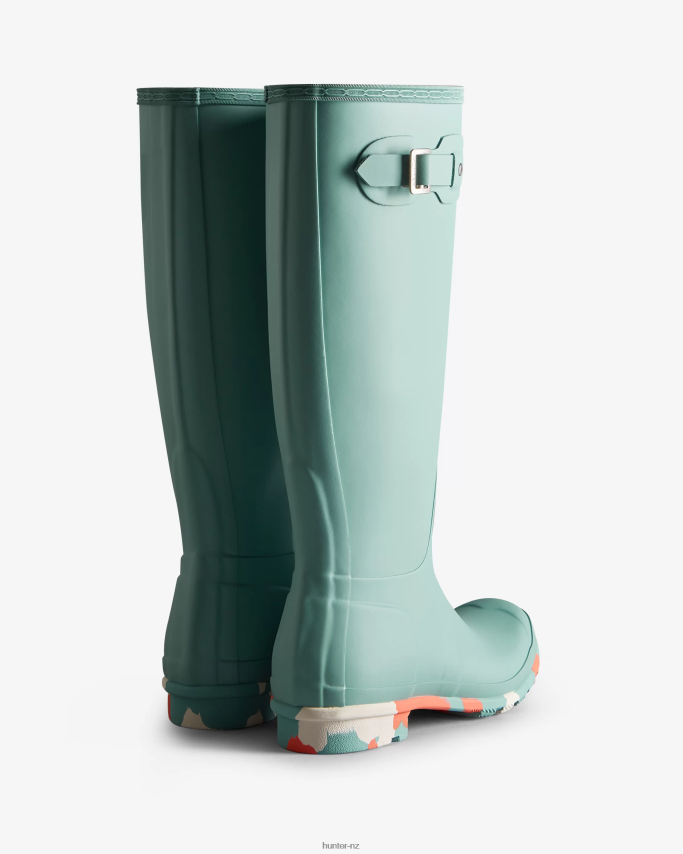 JP0D4D135 Colour Splash Sole Tall Rain Boots Hunter Women