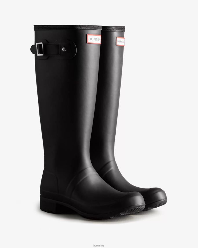 JP0D4D167 Tour Foldable Tall Rain Boots Hunter Women