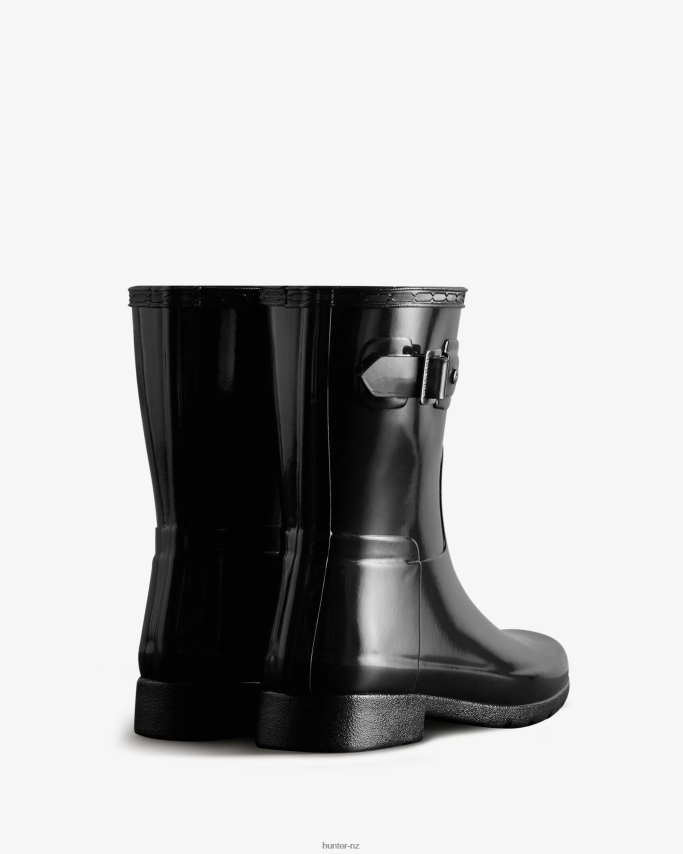 JP0D4D178 Refined Slim Fit Short Gloss Rain Boot Hunter Women