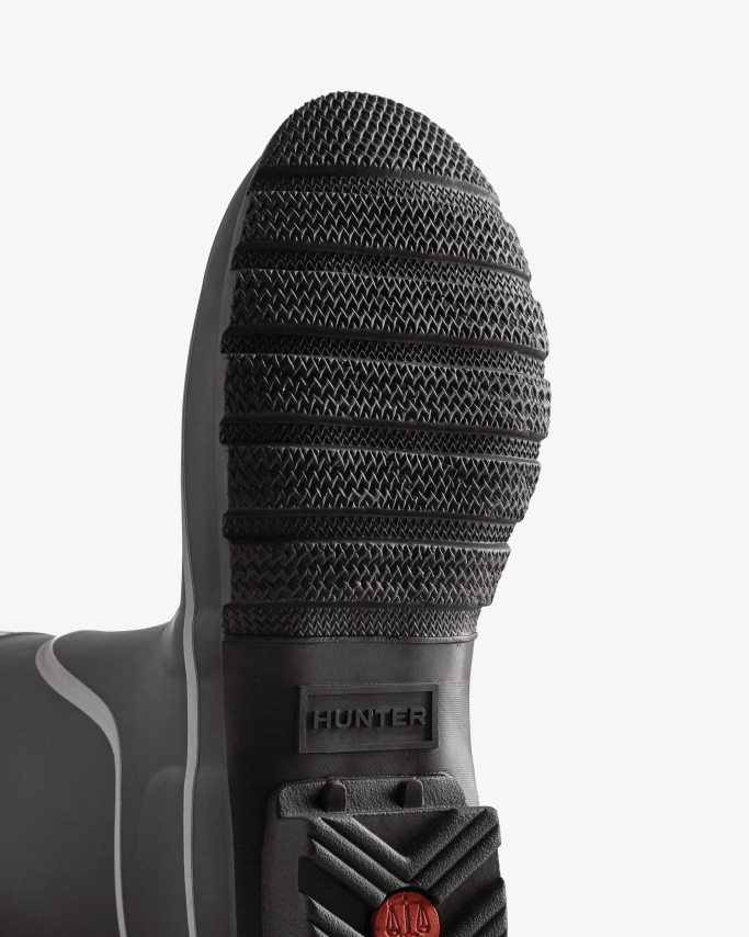 JP0D4D181 Reflective Outline Short Rain Boots Hunter Women