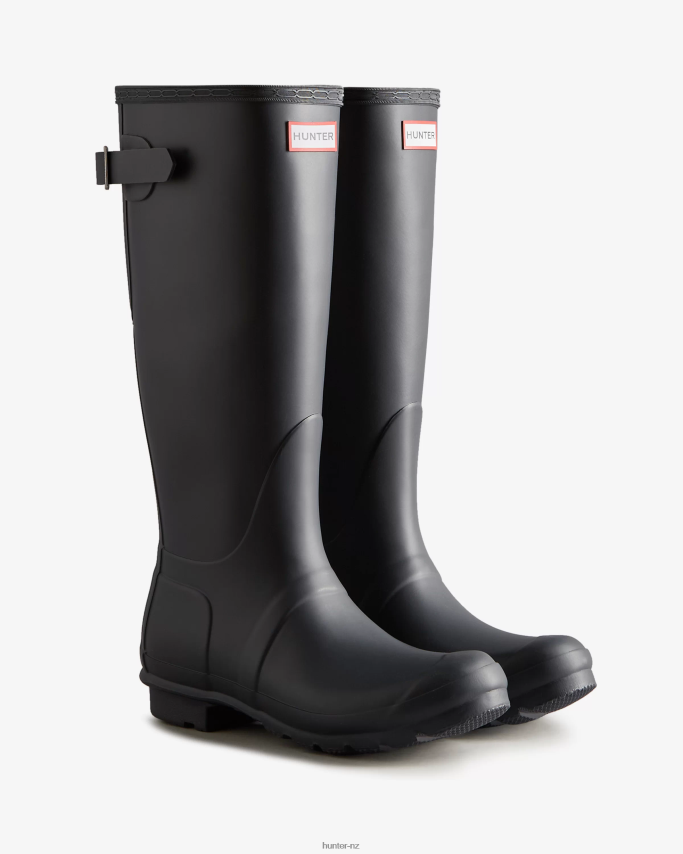JP0D4D188 Tall Back Adjustable Rain Boots Hunter Women