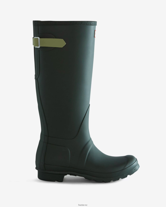JP0D4D192 Tall Back Adjustable Rain Boots Hunter Women