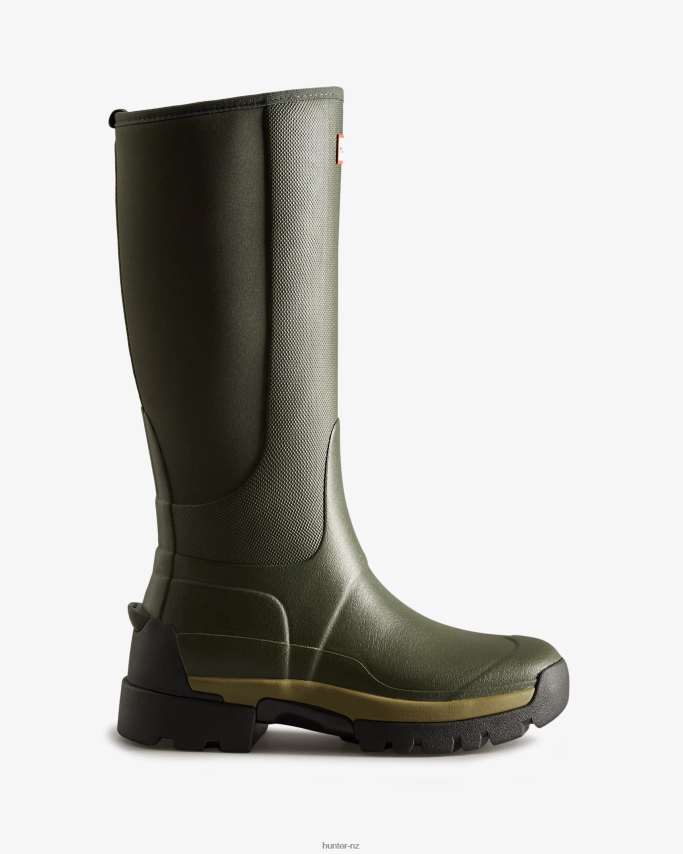 JP0D4D193 Balmoral Field Hybrid Tall Rain Boots Hunter Women