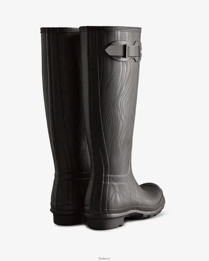 JP0D4D198 Erosion Texture Tall Rain Boots Hunter Women