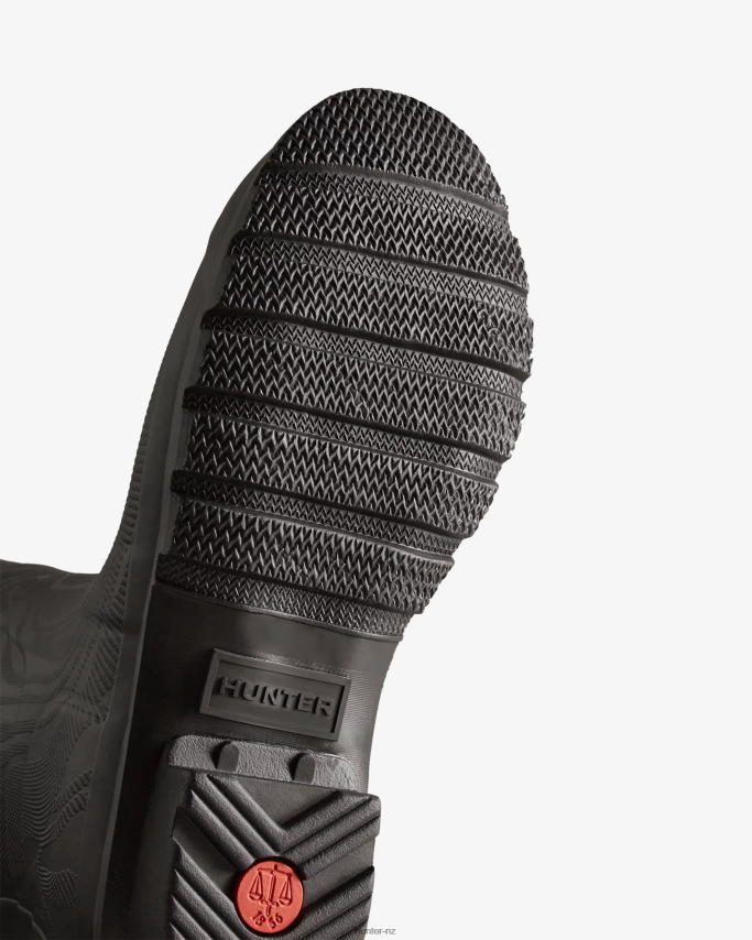 JP0D4D198 Erosion Texture Tall Rain Boots Hunter Women