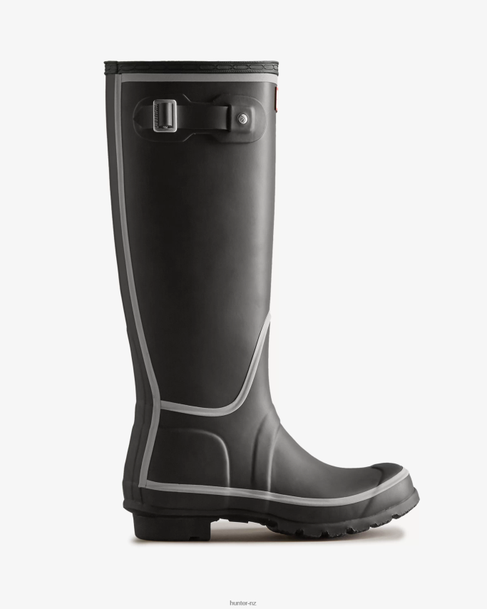 JP0D4D203 Reflective Outline Tall Rain Boots Hunter Women