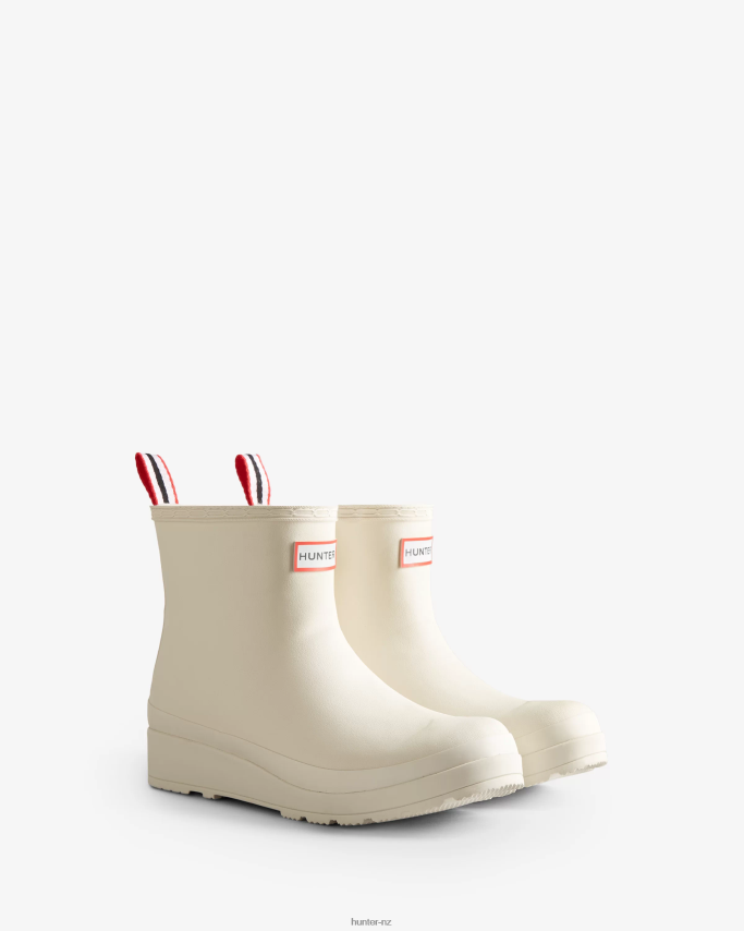 JP0D4D220 Play Vegan Shearling Insulated Short Rain Boots Hunter Women