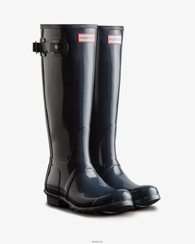 JP0D4D222 Original Tall Gloss Rain Boots Hunter Women