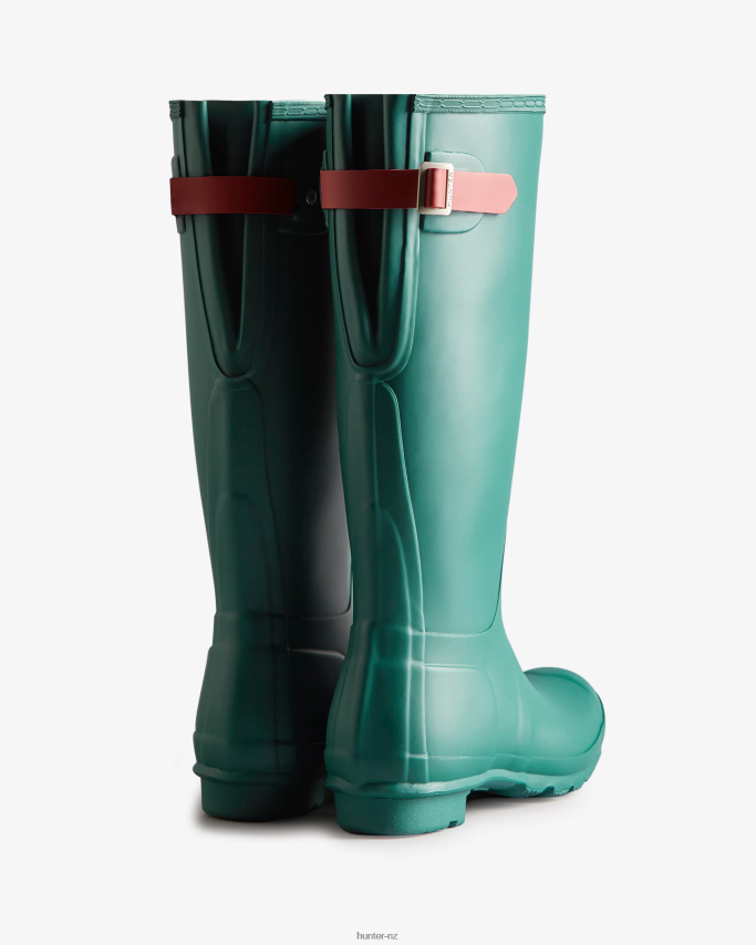 JP0D4D225 Tall Back Adjustable Rain Boots Hunter Women