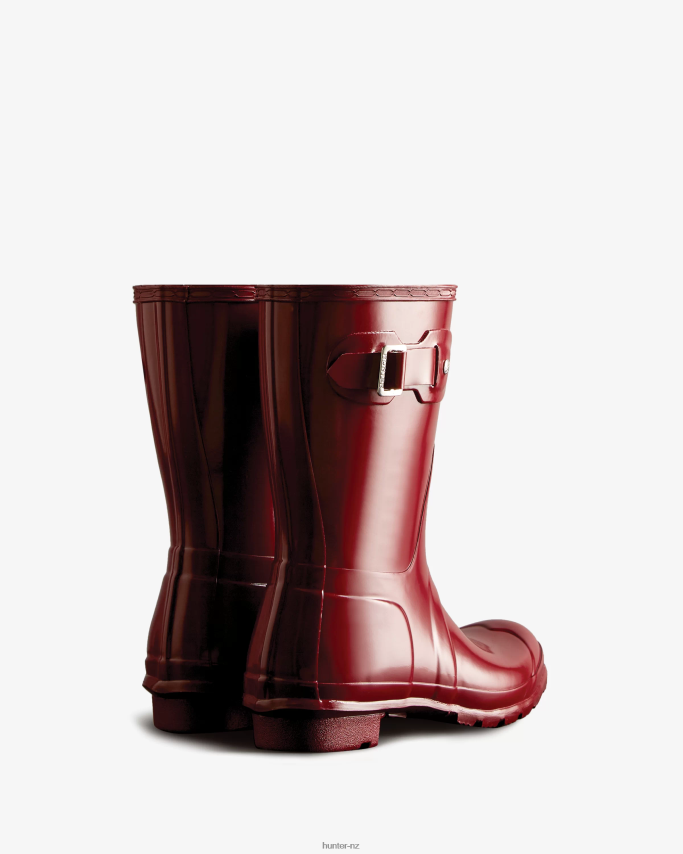 JP0D4D305 Original Short Gloss Rain Boots Hunter Women