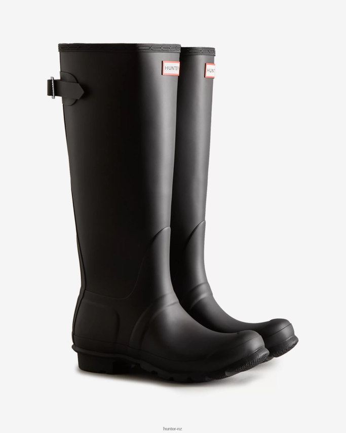 JP0D4D63 Tall Back Adjustable Rain Boots Hunter Women