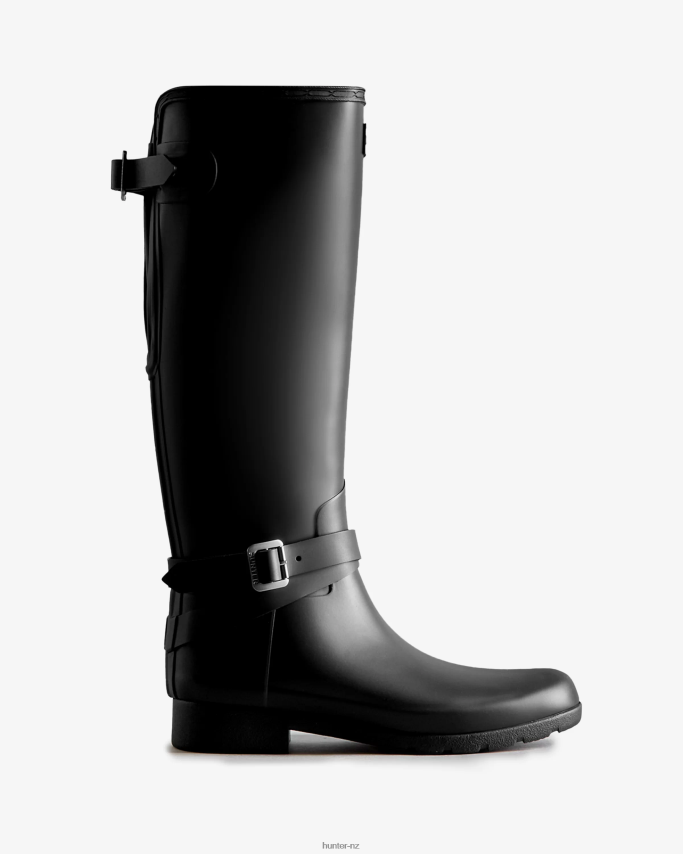 JP0D4D94 Refined Slim Fit Adjustable Tall Rain Boots Hunter Women