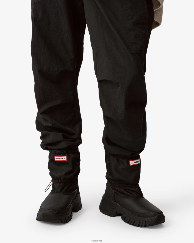 JP0D4D150 Wanderer Insulated Short Slouch Snow Boots Hunter Women