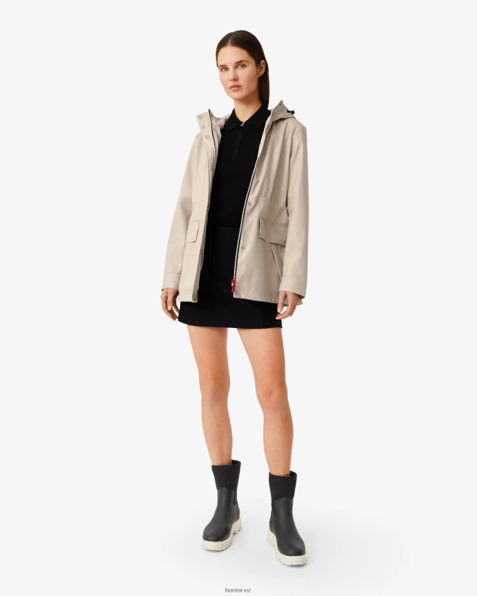 JP0D4D333 Lightweight Waterproof Rain Jacket Hunter Women